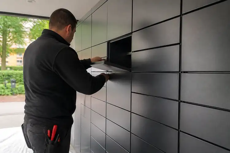Smart locker implementeren